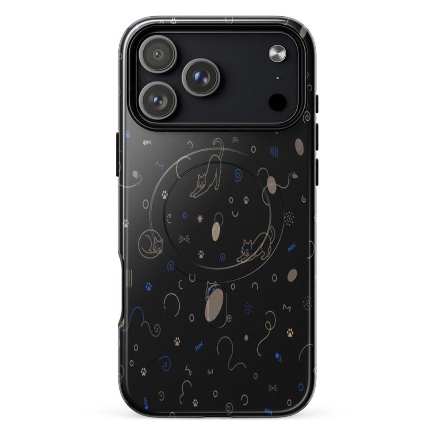 Gato Pattern MagSafe® Tough Case for iPhone®