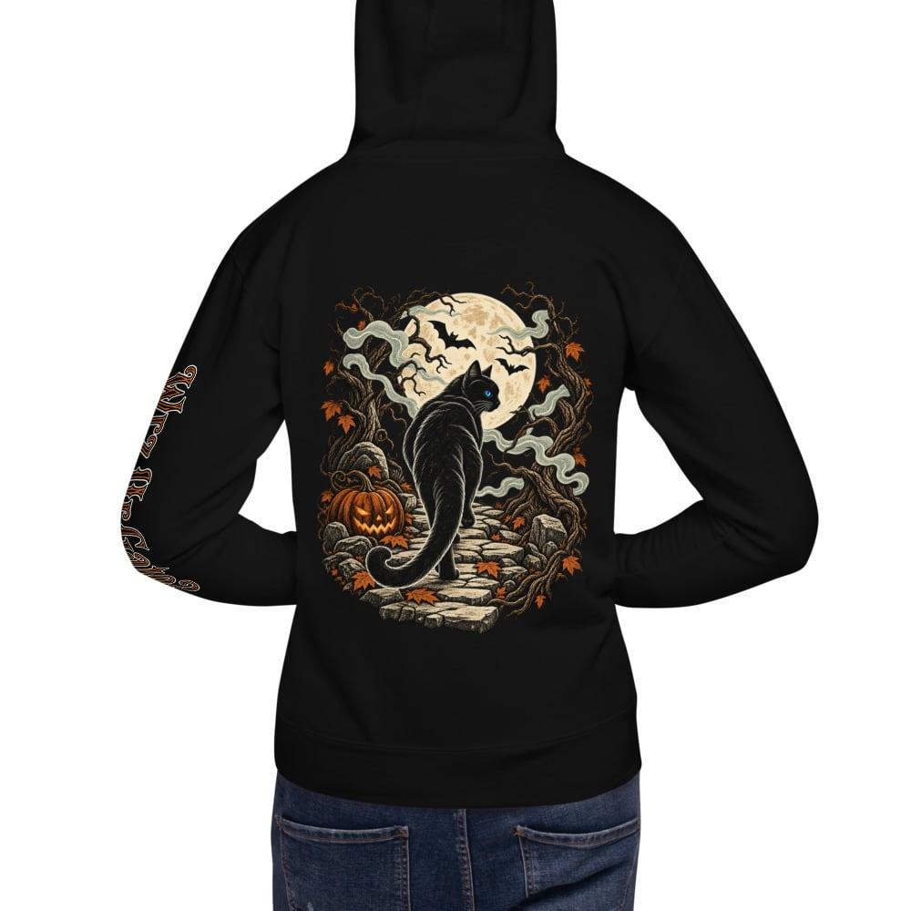 Men’s Moonlit Woods Hoodie in Black