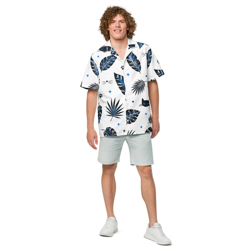 Men's Hawaiian Gato Button Shirt