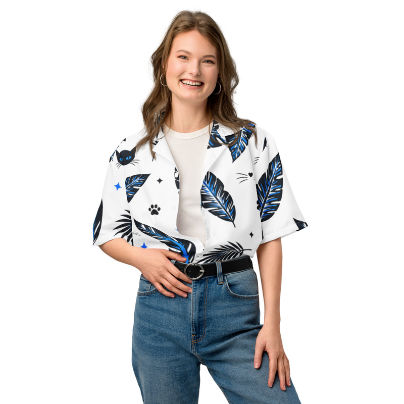 Women's Hawaiian Gato Button Shirt
