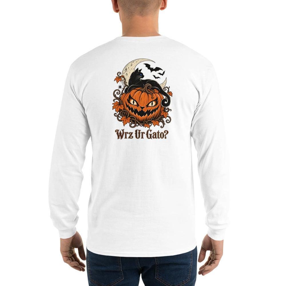 Men’s Pumpkin Gato Long Sleeve Tee
