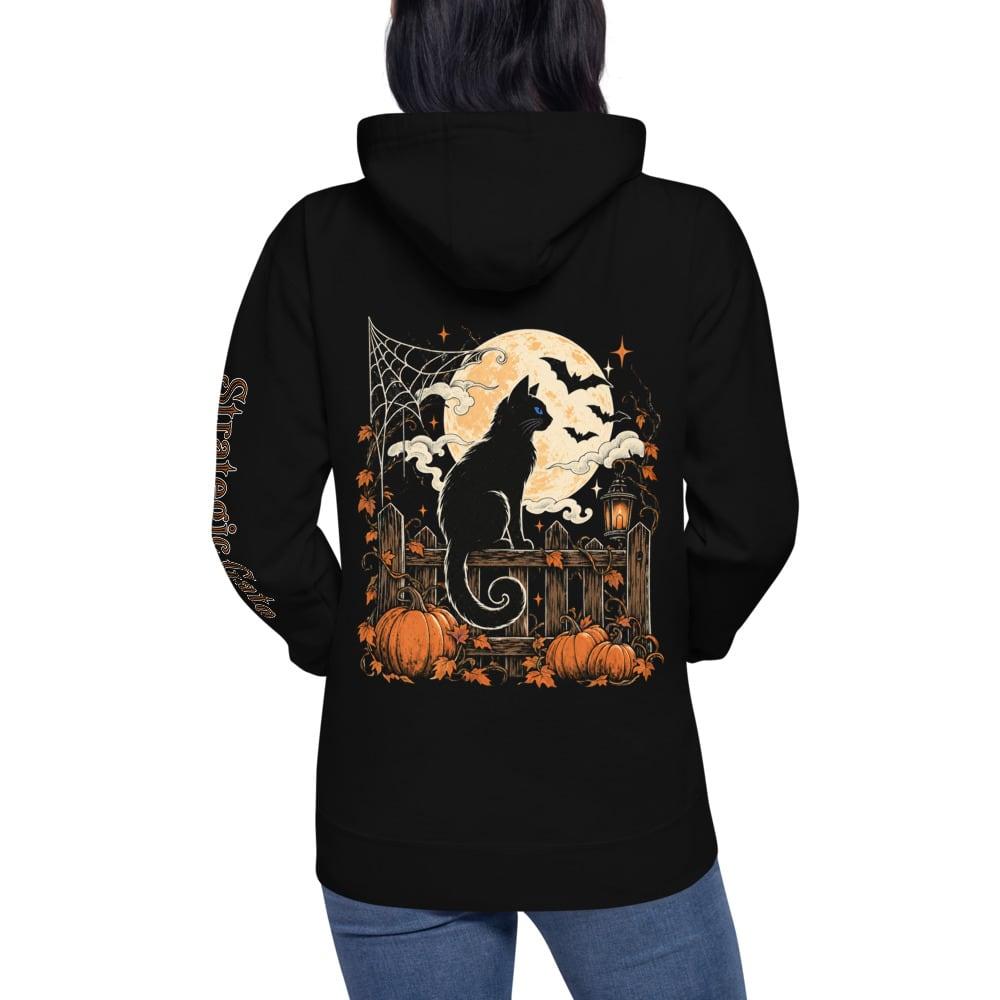 Women’s Gato-o’-Lantern Hoodie in Black