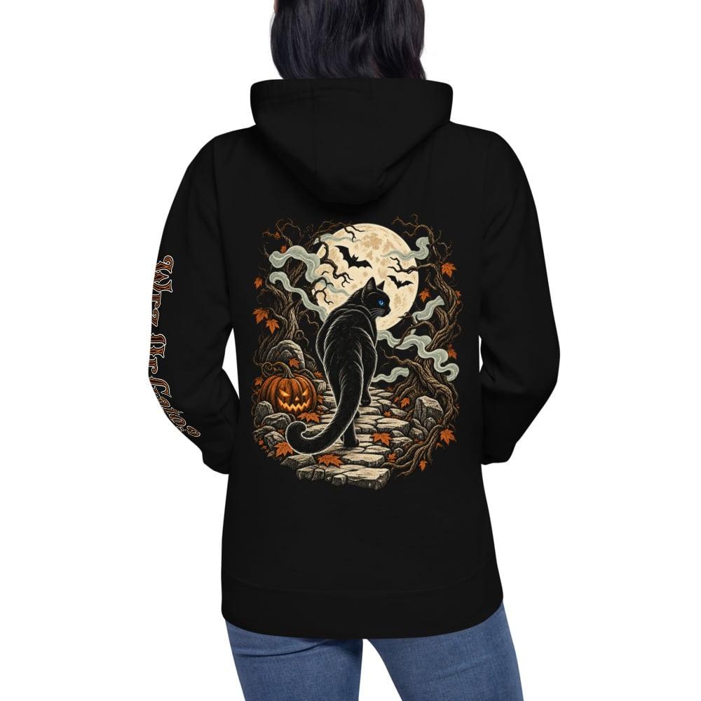 Women’s Moonlit Woods Hoodie in Black
