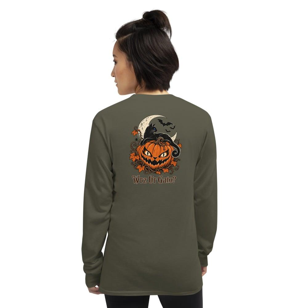 Women’s Pumpkin Gato Long Sleeve Tee